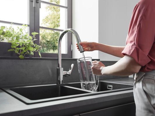 Hansgrohe Spültischmischer 240 Focus M41 Eco Ausziehbrause 2jet, Farbe chrom Bild 11