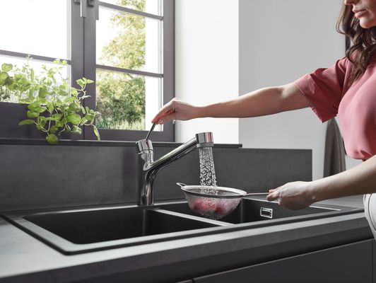 Hansgrohe Spültischmischer 170 Talis M52 Ausziehbrause 2jet sBox, 224 mm, Farbe chrom Bild 16