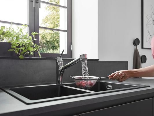 Hansgrohe Spültischmischer 170 Talis M52 Ausziehbrause 2jet sBox, 224 mm, Farbe chrom Bild 17