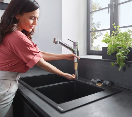 Hansgrohe Spültischmischer 170 Talis M52 Ausziehbrause 2jet sBox, 224 mm, Farbe chrom Bild 19