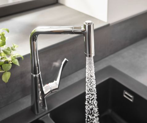 Hansgrohe Spültischmischer 320 Metris M71 Ausziehbrause 2jet sBox, 430 mm, Farbe chrom Bild 28