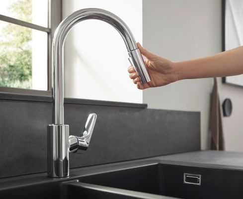 Hansgrohe Spültischmischer 240 Focus M41 Eco Ausziehbrause 2jet, Farbe chrom Bild 20