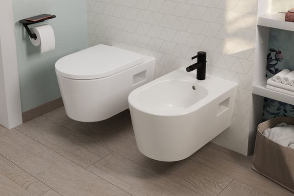 Hansgrohe Papierrollenhalter WallStoris, mit Ablage matt, 97 x 100 x 100 mm, Farbe schwarz Bild 9
