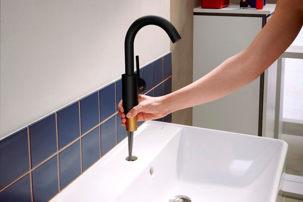 Hansgrohe WTM 210 Zesis S, mit Schwenkauslauf, ohne Ablaufgarnitur mattschwarz Bild 5