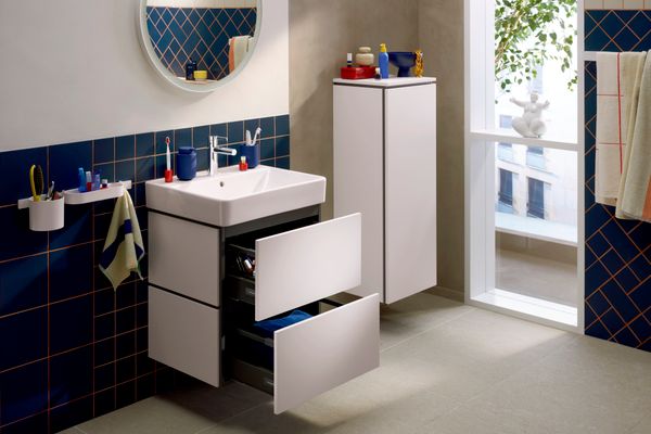 Hansgrohe Waschtisch Xanuia Q 600 x 480 mm mit Hahnlo.u.Überl.SmartClean weiss, 170 x 480 mm, Farbe weiß Bild 49