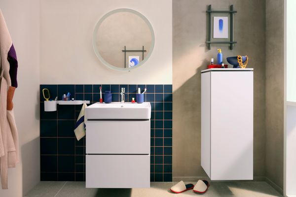 Hansgrohe Waschtisch Xanuia Q 600 x 480 mm mit Hahnlo.u.Überl.SmartClean weiss, 170 x 480 mm, Farbe weiß Bild 50