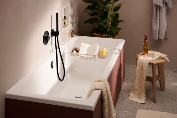 Hansgrohe Brausehalter FixFit S Porter KS, für Handbrause BBC, Farbe black chrome Bild 3