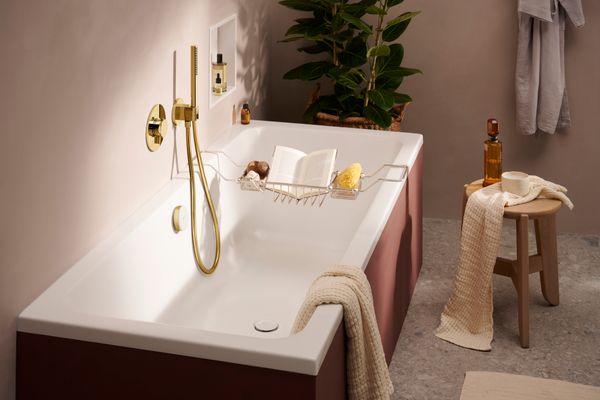 Hansgrohe Badetuchhalter AddStoris PGO, 32 x 70 x 70 mm, Farbe gold Bild 8