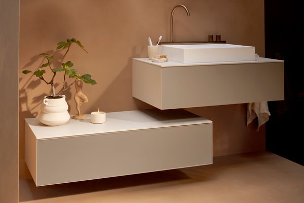 Hansgrohe Konsole Xevolos E 980 / 550 mm mit Ausschnit.mi.für WTge 600 / 480 mm SBma, 980 x 550 mm Bild 2