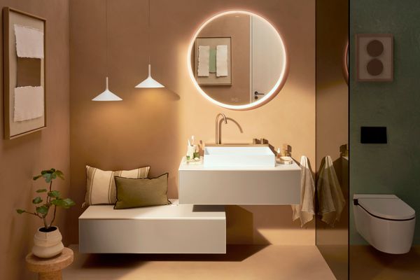 Hansgrohe Konsole Xevolos E 980 / 550 mm mit Ausschnit.mi.für WTge 600 / 480 mm SBma, 980 x 550 mm Bild 6