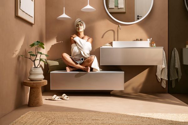 Hansgrohe Konsole Xevolos E 980 / 550 mm mit Ausschnit.mi.für WTge 600 / 480 mm SBma, 980 x 550 mm Bild 11