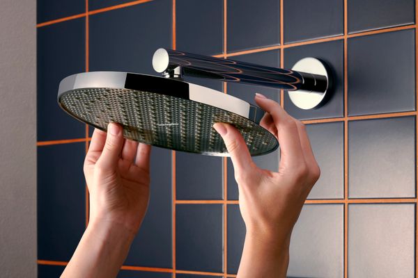 Hansgrohe Brausearm DN 15 240 mm Ausladung, 90 Grad, 280 mm, Farbe chrom Bild 4