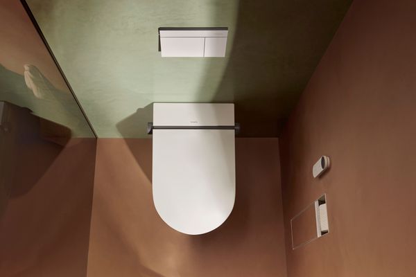 Hansgrohe Ein.Toilettenbürstenh.XtraStoris Rock mit Papierhalter u.befliesbarer Tür MW, 690 x 240 mm, Farbe weiß Bild 37