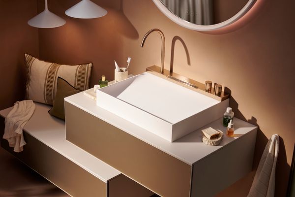Hansgrohe Konsole Xevolos E 980 / 550 mm mit Ausschnit.mi.für WTge 600 / 480 mm SBma, 980 x 550 mm Bild 15