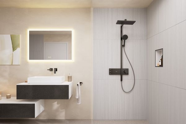 Hansgrohe Aufsatzwaschtisch Xuniva Evo E ohne Hahnloch u.Überlauf MW, 650 x 400 mm, Farbe weiß Bild 5