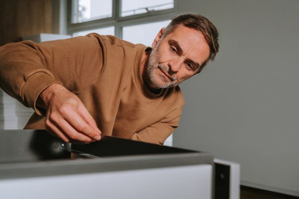 Hansgrohe Waschtischunterschrank Xilesa E mit 2SK PushOpen für WB MW, 580 x 470 mm, Farbe weiß Bild 11