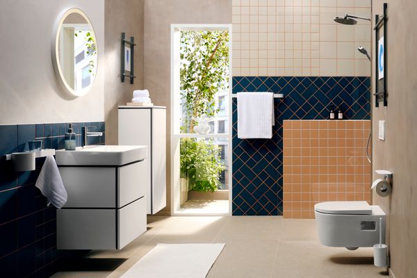 Hansgrohe Waschtischunterschrank Xilesa E mit 2SK PushOpen für WB MW, 580 x 470 mm, Farbe weiß Bild 12