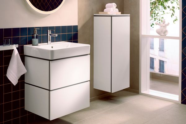 Hansgrohe Waschtischunterschrank Xilesa E mit 2SK PushOpen für WB MW, 580 x 470 mm, Farbe weiß Bild 15