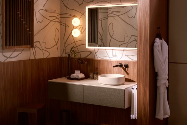 Hansgrohe Aufsatzwaschtisch Xuniva Evo S ohne Hahnloch u.Überlauf SBma, 400 x 400 mm, Farbe sandbeige Bild 25