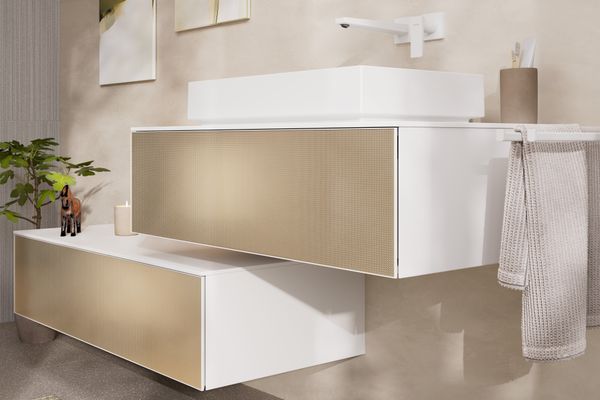 Hansgrohe Aufsatzwaschtisch Xuniva Evo E ohne Hahnloch u.Überlauf MW, 650 x 400 mm, Farbe weiß Bild 4