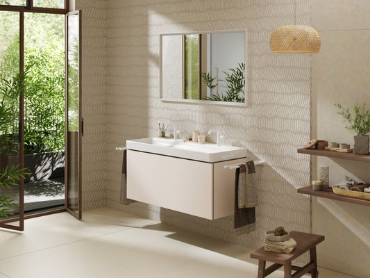 Hansgrohe Handtuchhalter AddStoris 445 mm, 2-armig, matt weiss, 32 x 445 x 445 mm, Farbe weiß Bild 9