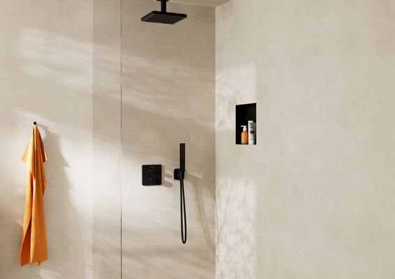 Hansgrohe Stabhandbrause 1-strahlig, Farbe schwarz Bild 23