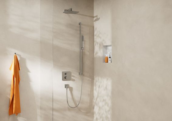 Hansgrohe Brauseset Pulsify E 1jet EcoSmart+ mit Unica Brausestange Typ 90, Farbe chrom Bild 7