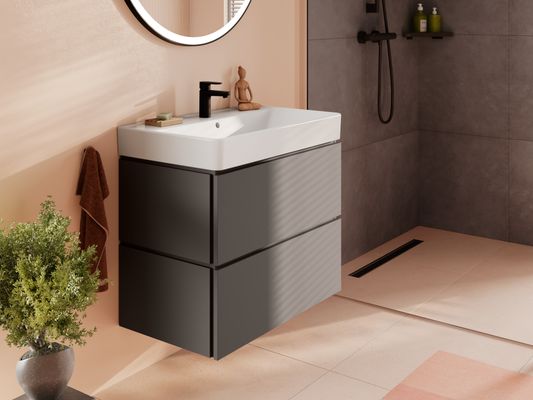 Hansgrohe Einhebel-Waschtischmischer 100, mit Ablaufgarnitur, Farbe schwarz Bild 19