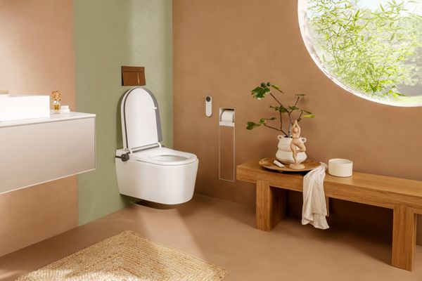 Hansgrohe Ein.Toilettenbürstenh.XtraStoris Rock mit Papierhalter u.befliesbarer Tür MW, 690 x 240 mm, Farbe weiß Bild 52