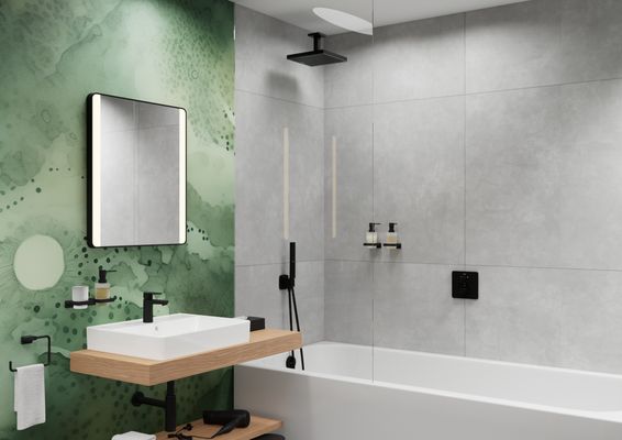 Hansgrohe Stabhandbrause 1-strahlig, Farbe schwarz Bild 27