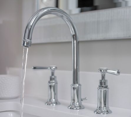 Hansgrohe 3-Loch Waschtischarmatur 180 Axor Montreux Standmodell Hebelgriff, Farbe chrom Bild 3