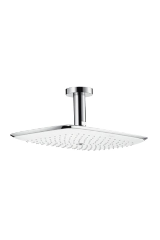 Hansgrohe Kopfbrause PuraVida 400 EcoSmart chrom Deckenanschluss 100 mm, 160 mm, Farbe silberfarben Bild 1