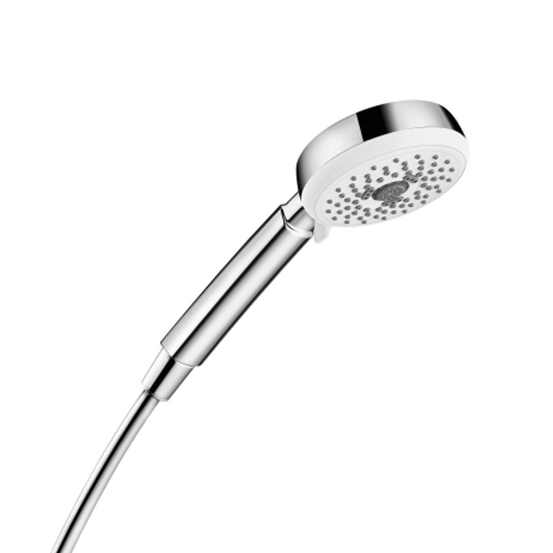 Hansgrohe Handbrause Crometta 100 Multi weiss / chrom, 100 mm, Farbe weiß Bild 1
