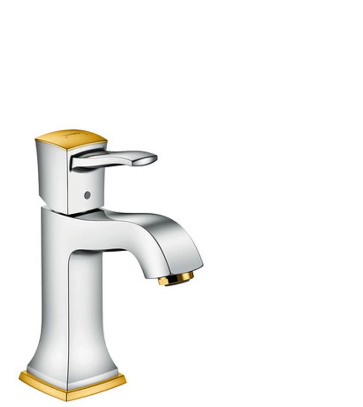 Hansgrohe Waschtischmischer 110 Metropol Classic chrom / gold, Farbe grau Bild 1