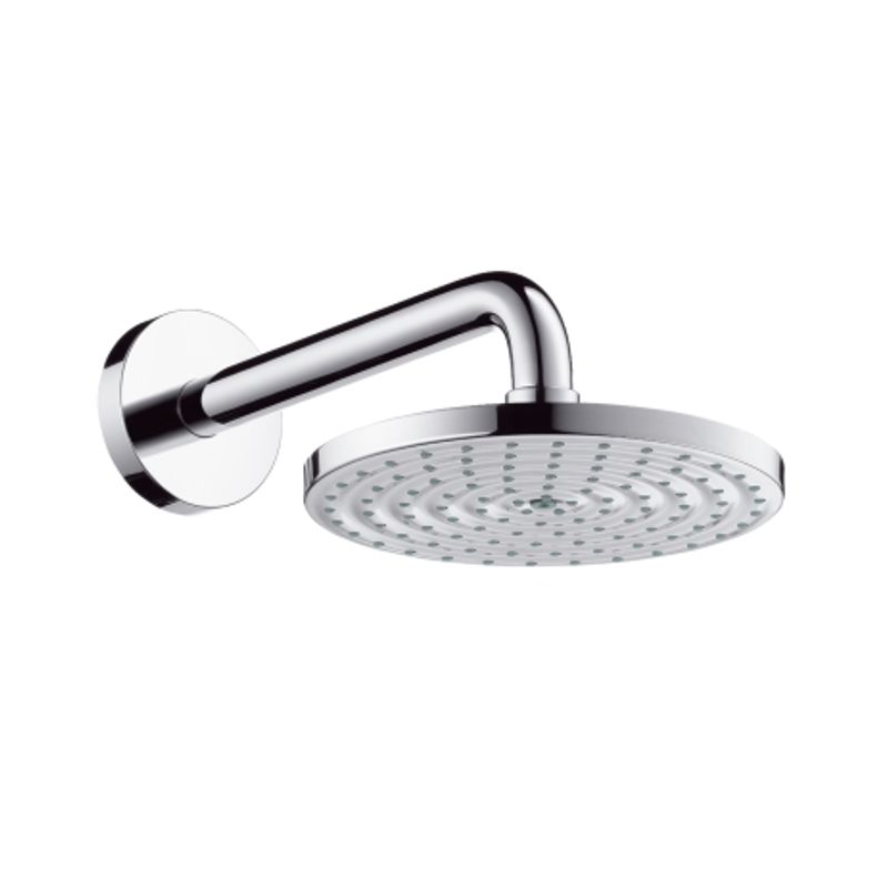 Hansgrohe Kopfbrause Raindance Air, mit Brausearm verchromt d=180 mm, Brausearm 230 mm, 135 x 323 mm, Farbe silberfarben Bild 1