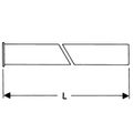Hansgrohe gerades Rohr, mit Bord, 32 mm, L = 300 mm, Farbe schwarz Bild 2