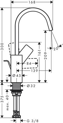 Hansgrohe Waschtischmischer 210 Vivenis Schwenkausl.u.Zugst.-Ablaufg.matt, Farbe weiß Bild 5
