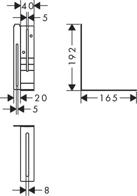 Hansgrohe Halterungen RainDrain Bild 3