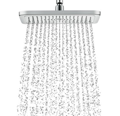 Hansgrohe Kopfbrause Croma E 280 1jet, Brausekopf 280 mm, verchromt, 72 x 280 x 170 x 170 mm, Farbe chrom Bild 10