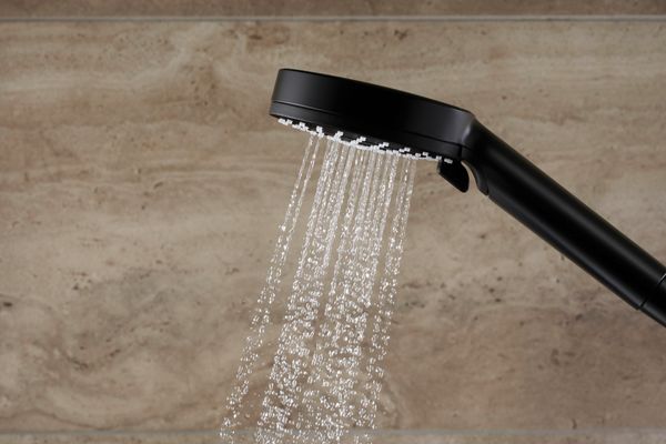Hansgrohe Showerpipe Vernis Blend 240 1-strahlig, mit Thermostat, 1124 x 277 x 545 mm, Farbe schwarz Bild 21