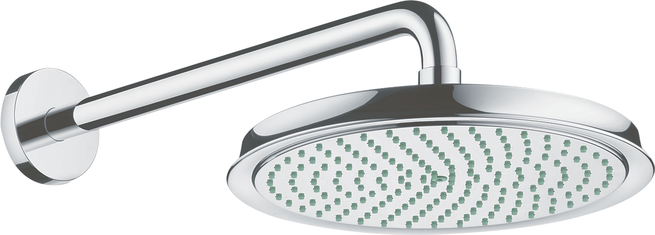 Hansgrohe Kopfbrause Raindance Classic 240 1-strahlig, Brausearm 383 mm, verchromt, 147 x 270 x 524 x 524 mm, Farbe chrom Bild 1