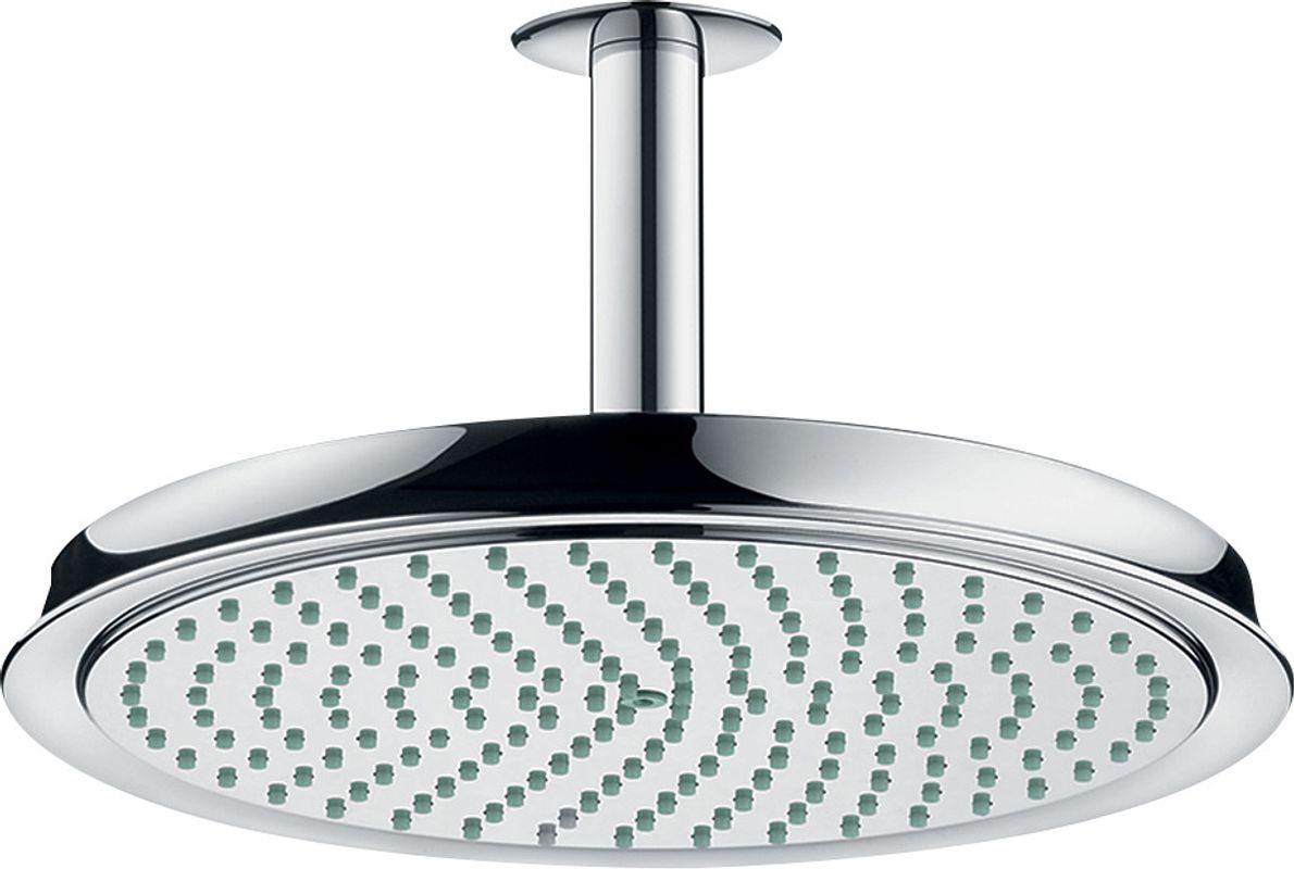 Hansgrohe Tellerkopfbrause Raindance Classic 240 mm Air, mit Deckenelement 100 mm, 171 x 270 x 270 mm, Farbe chrom Bild 1
