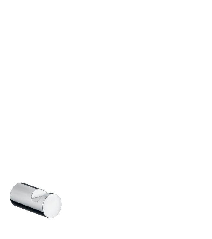 Hansgrohe Einzelhaken Durchmesser: 18 mm, Tiefe 42 mm, verchromt, 18 x 42 x 42 mm, Farbe chrom Bild 1
