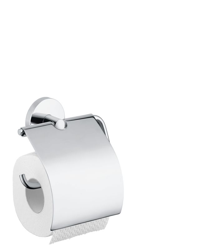 Hansgrohe Papierrollenhalter Logis brushed, 165 x 102 x 102 mm, Farbe nickel Bild 1