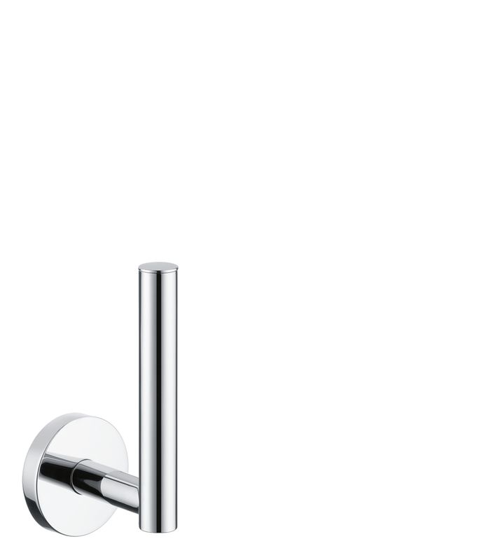 Hansgrohe Reservepapierhalter senkrecht, verdeckte Befestigung, 151 x 80 mm, Farbe chrom Bild 1