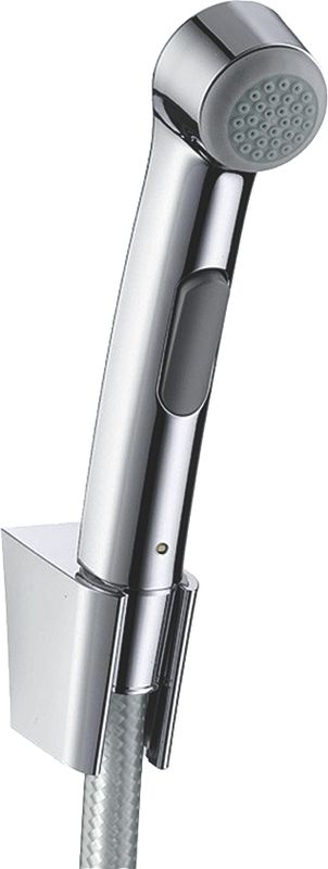 Hansgrohe Handbrause Bidette, mit Druckschlauch und Porter S, 25 mm, Farbe chrom Bild 1