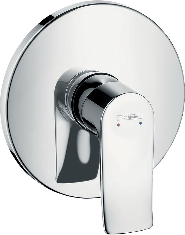 Hansgrohe Farbset Metris verchromt, für Einhand-Unterputz-Brausebatterie, 150 mm, Farbe chrom Bild 1