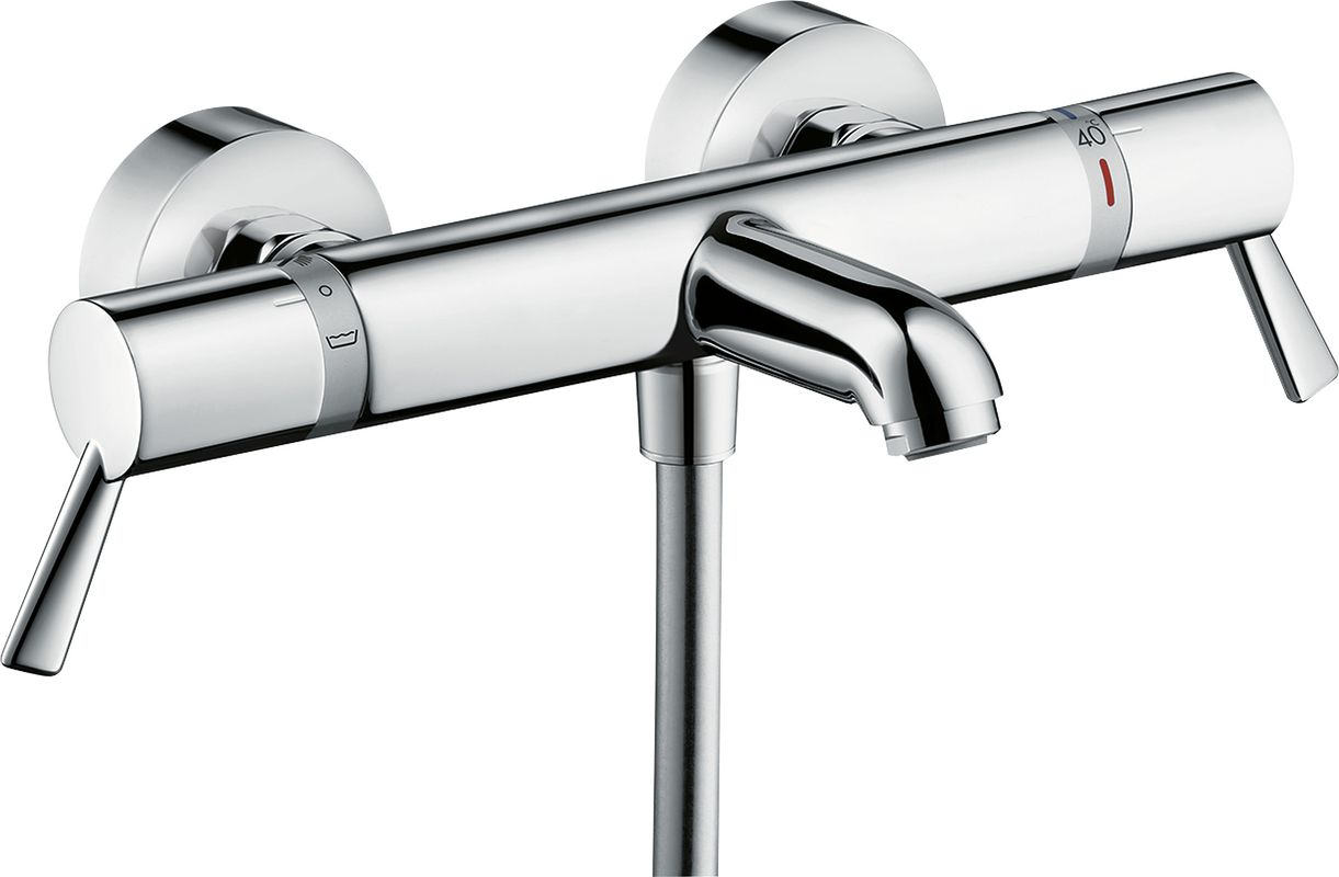 Hansgrohe Thermostat Ecostat Comfort Wanne Aufputz Care, DN 15, Farbe chrom Bild 1