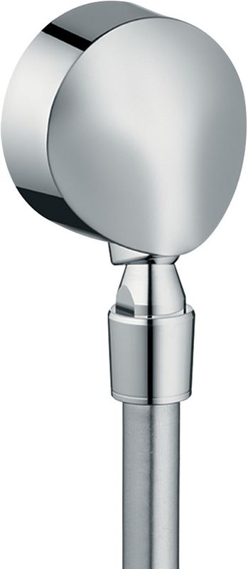 Hansgrohe Schlauchanschluss Fixfit E, mit Rückflussverhinderer u.Kugelgelenk, DN 15, Farbe chrom Bild 1