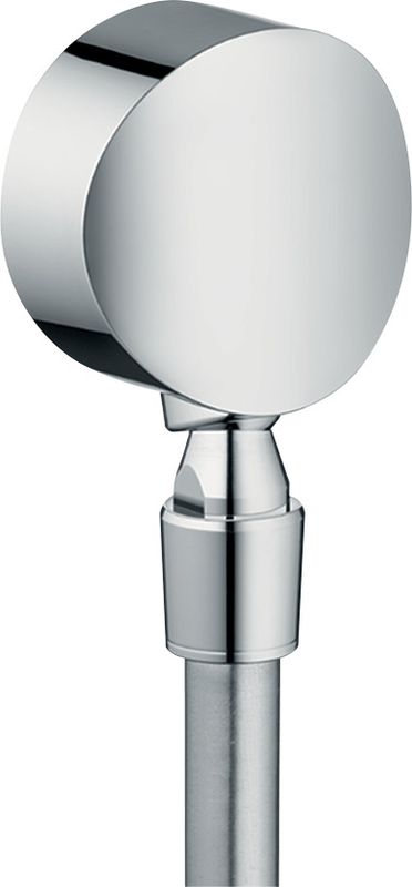 Hansgrohe Schlauchanschluss Fixfit S, mit Rückflussverhinderer u.Kugelgelenk, DN 15, Farbe chrom Bild 1